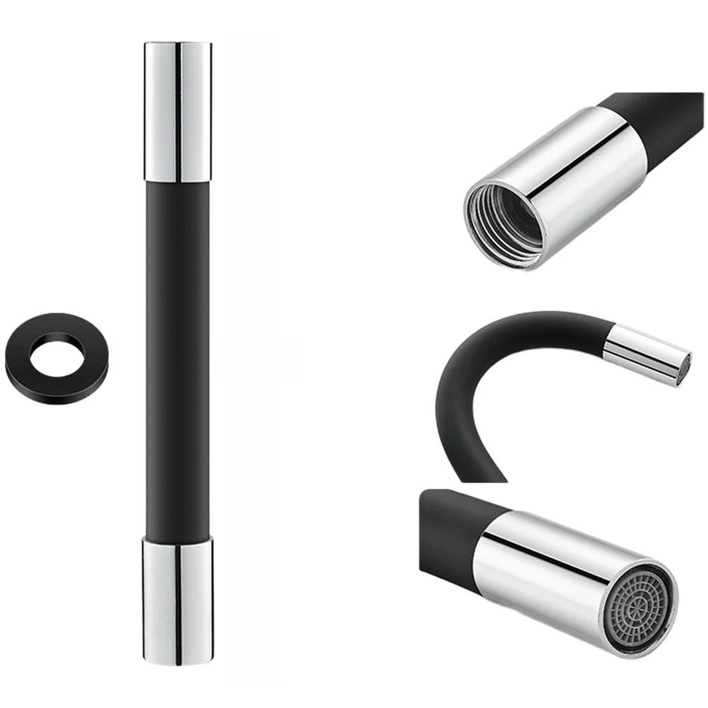 Stainless Steel Faucet Extender Compatible with Most Standard Faucets 360 Rotation Adjustable Length 30 5 6cm for Customized Use