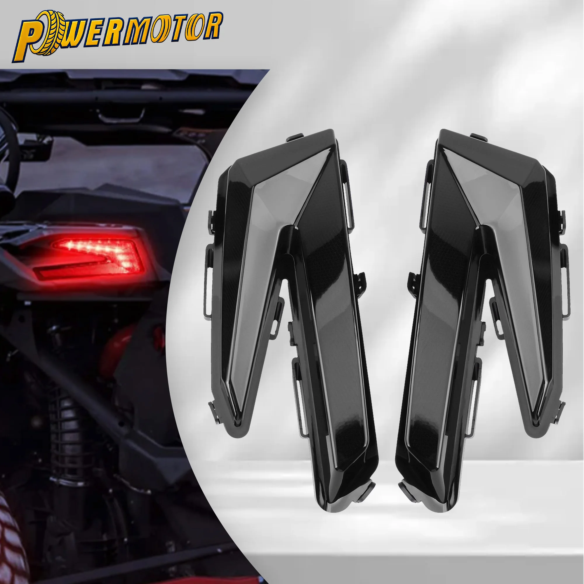 

2018 ATV UTV Quad Brake Taillight Red Smoky Black Tail Light For Can-Am Maverick X3 900 MAX Turbo R XDS XRS 2017 2019 2020 2021