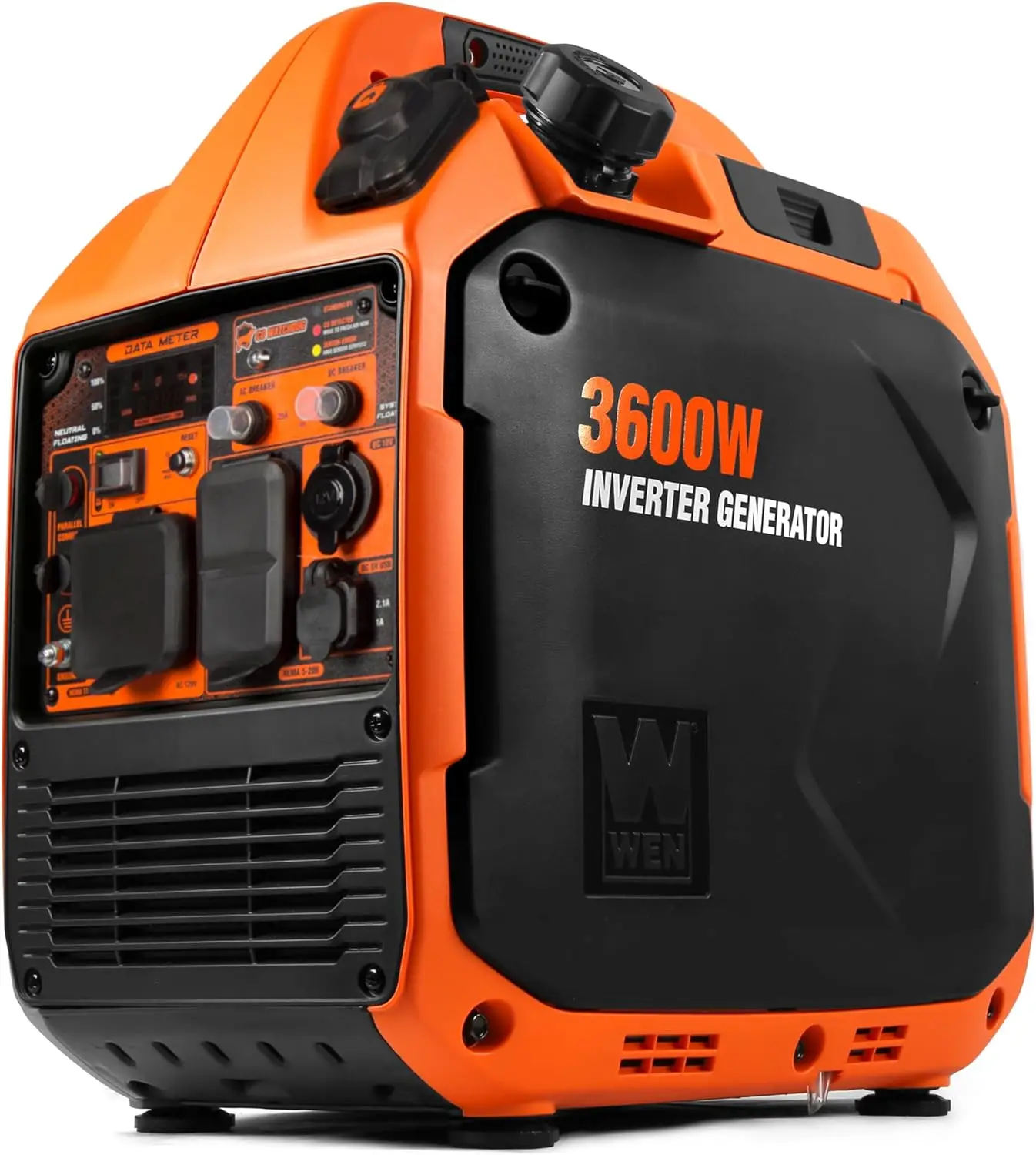 Quiet and Lightweight 3600-Watt Dual Fuel RV-Ready Portable Inverter Generator with Fuel Shut Off and CO Watchdog