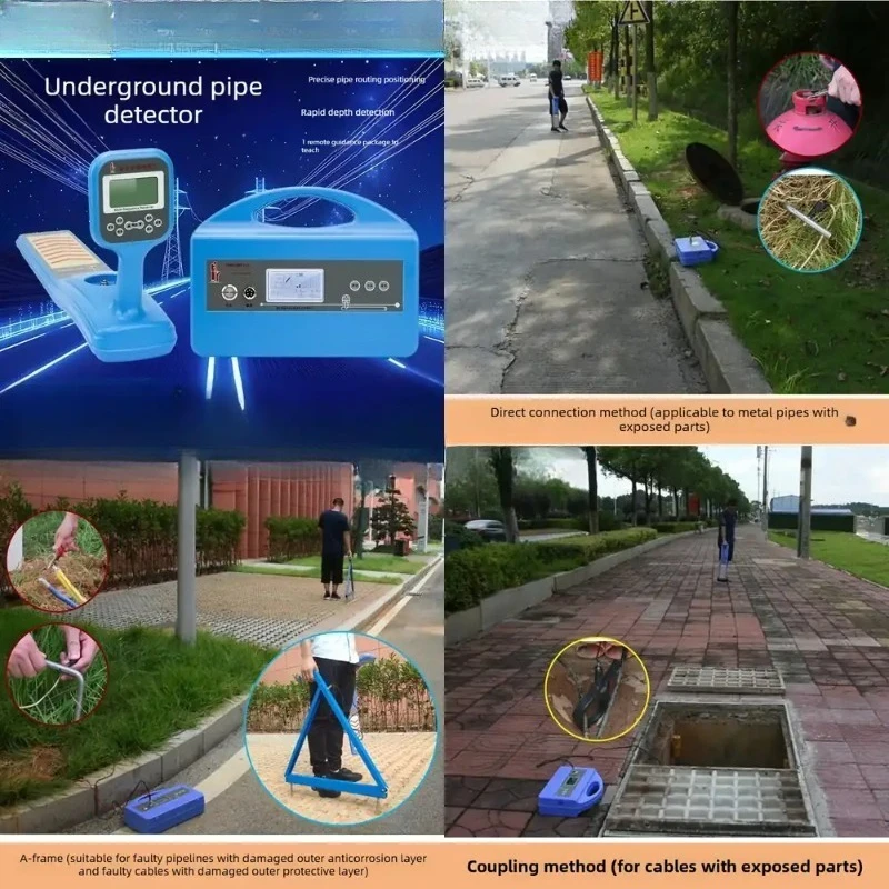 

Portable PQWT-GX800 Underground Metal Pipe Cable Finder