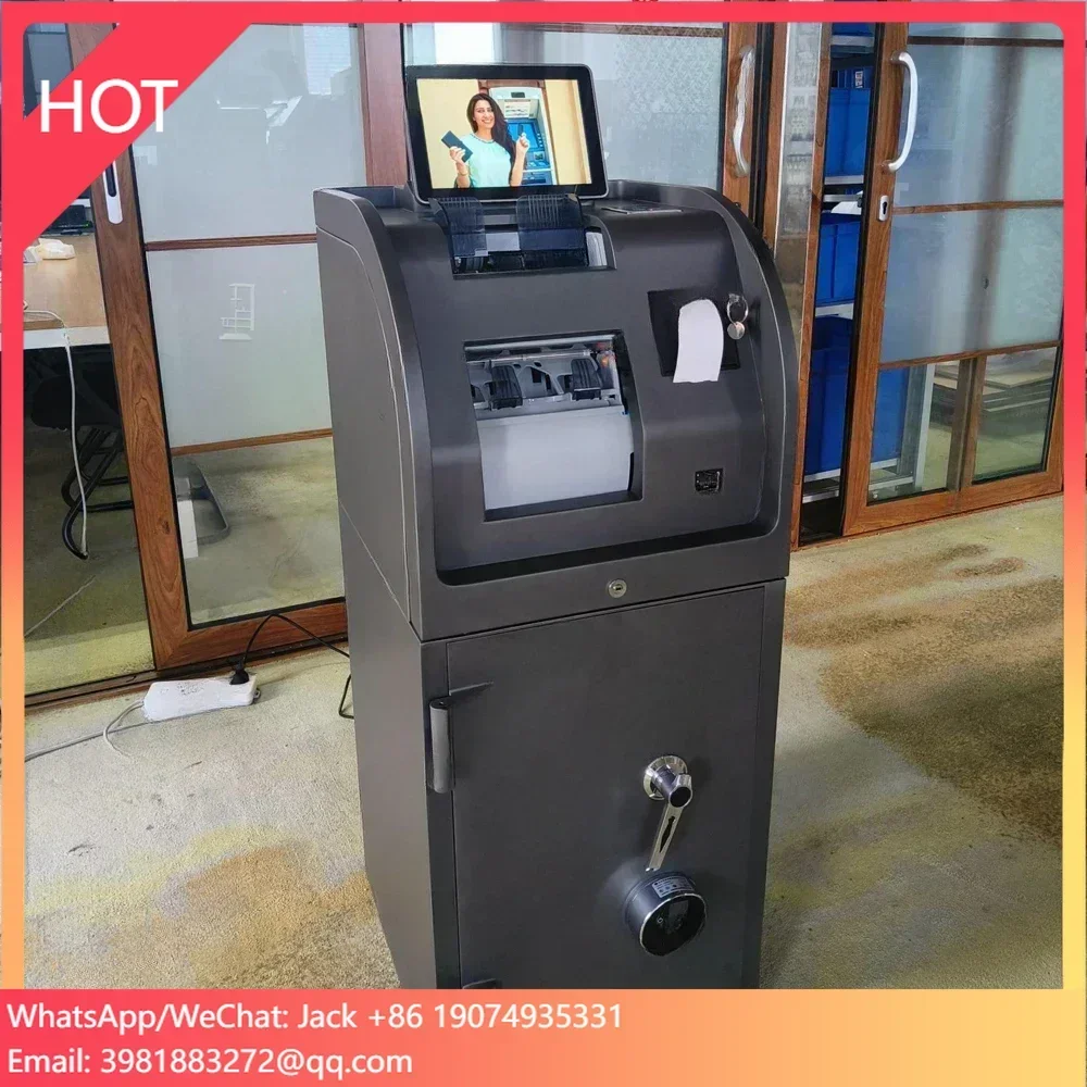 High Speed Cash Deposit Solution Safe Deposit Kiosk Cash Safe Terminal Strongbox Smart Cash Management System