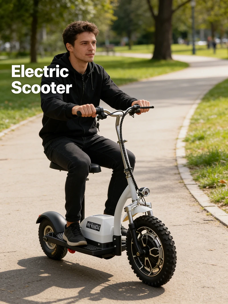 

High Quality CE Certified Zappy Electric Scooter With 3 Wheels, 48V And 500W
