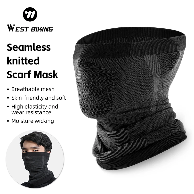 

WEST BIKING мотоциклетный шлем с подкладкой, маска, высокоэластичный дышащий велосипедный шарф, шея, уличный походный головной убор, альпинизм, катание на лыжах