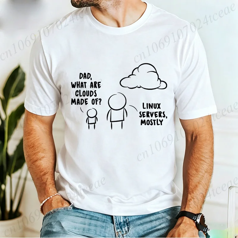 Funny Programmer Graphic T Shirt Men Computer Engineer Letter Print Tees Loose Oversized Streetwear Casual Summer O-Neck Tops