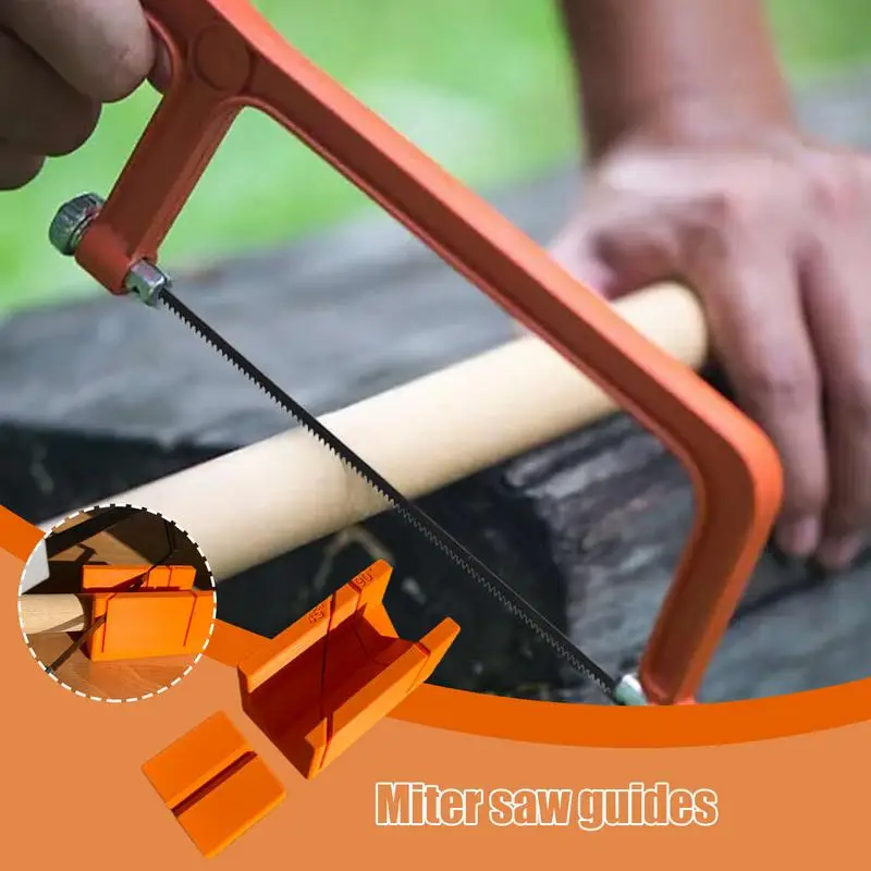 Miter Box 90 & 45 Degree Angle Woodworking Tool Manual Cutter Cutting For Cabinet Drywall Carpentry Cardboard Panels Metal