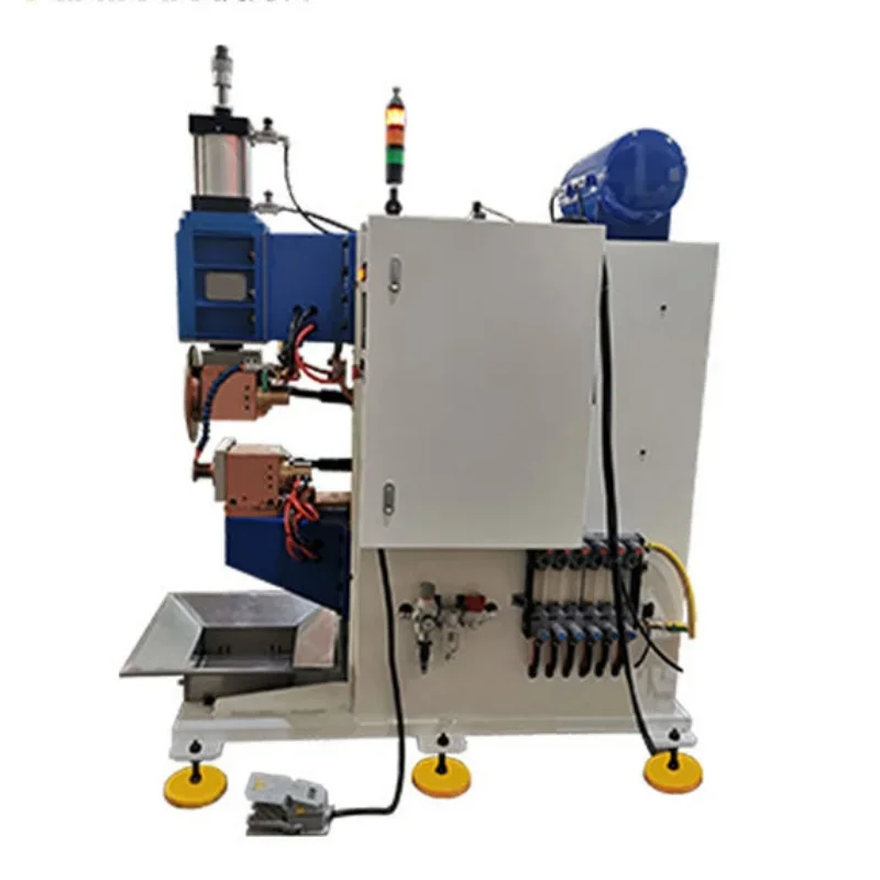 Manufacturer capacitor discharge door panels seam Automatic Solar Water Tank Seam Welder Welding Machine