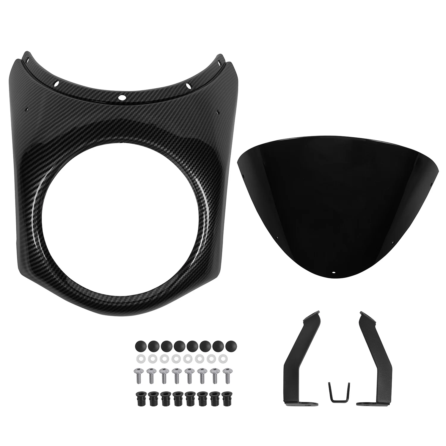 

Motorcycle Front Headlight Cover Windscreen for Honda CB1000R 2018-2020 CB650R 2019-2022 2021 Headlamp Fairing Cowl Windshield