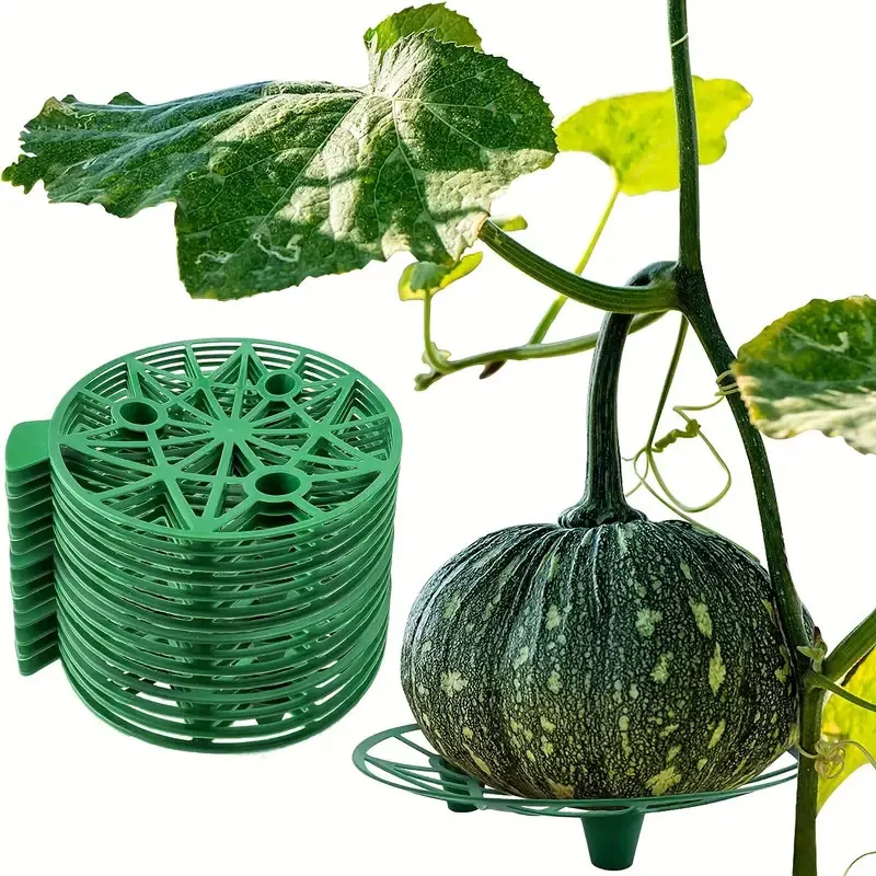 5PCS Horticultural Fruit Tray, Household Watermelon Tray, Garden Fruit Anti-corrosion Bracket, Plastic Stable Tray