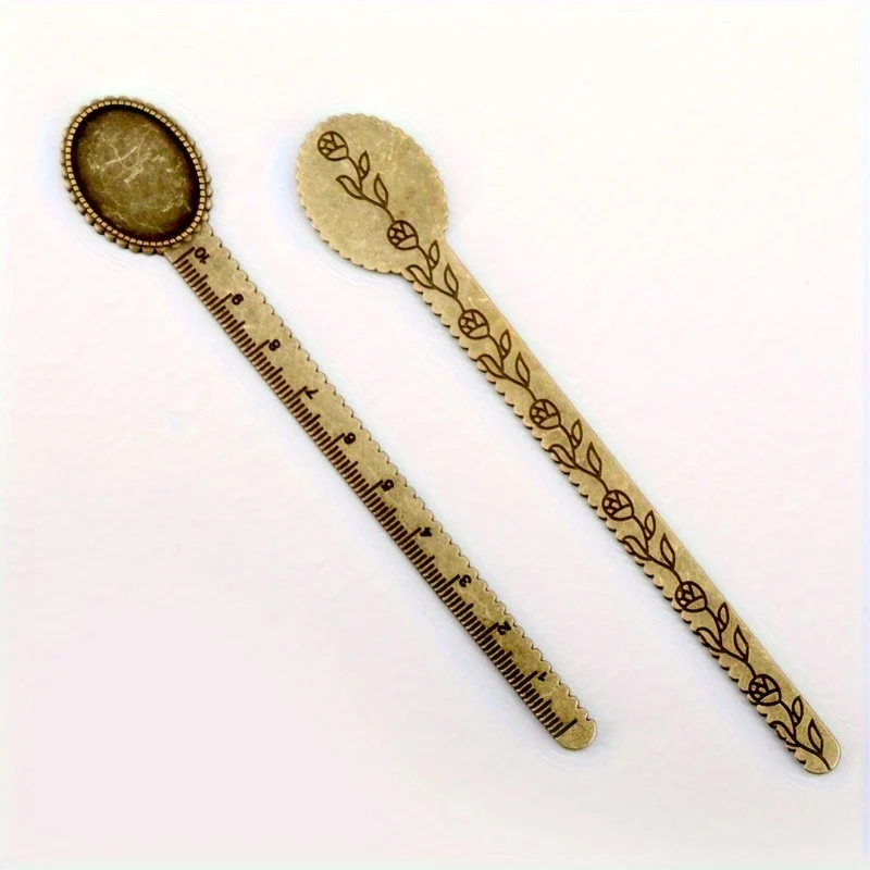 Vintage Minimalist Antique Brass Ruler, Back To School, School Supplies, Kawaii Stationery, Colors for School, Stationery