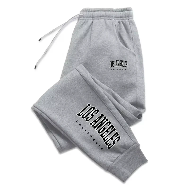 Pantalones deportivos unisex de Los Ángeles | Joggers con cintura elástica de alta calidad para ropa casual y deportiva ZYWK0011