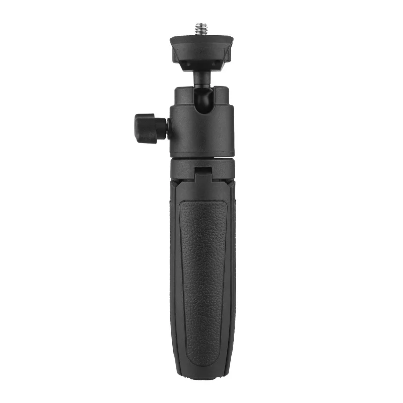 Mini Tripod Extendable Tripod Stand Handle Grip with 4 Levels of Adjustable Height for Phone Camera Selfie Recording