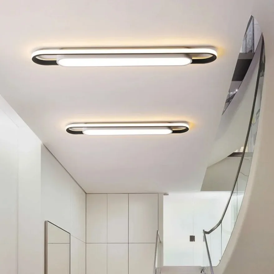 Luminária de teto LED minimalista, Moderno e Criativo, Design Regulável, Iluminação para Sala de Estar, Quarto, Estudo, Luminárias Decorativas