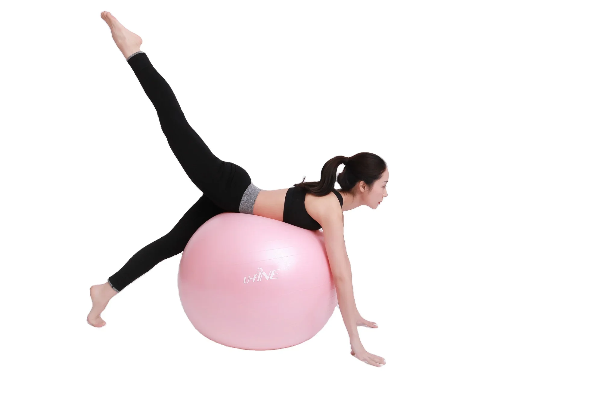 65cm Fitness Yoga Ball 1000g Anti-burst Gym Yoga Ball For Home Exercise Use