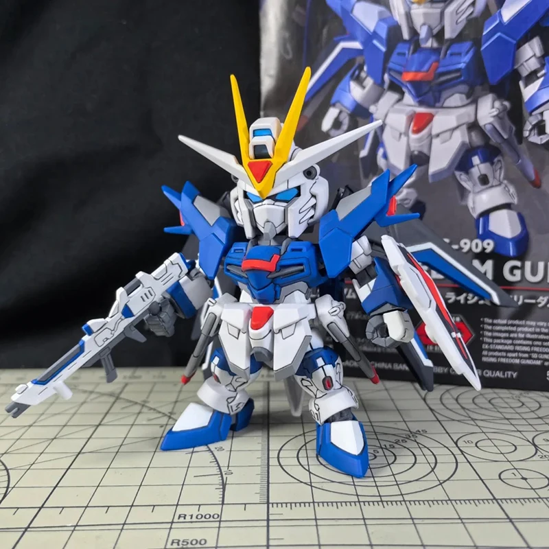 

Оригинальная сборная модель Bandai SDEX Rising Freedom, Q-версия, фигурка, настольное украшение, коллекционный предмет