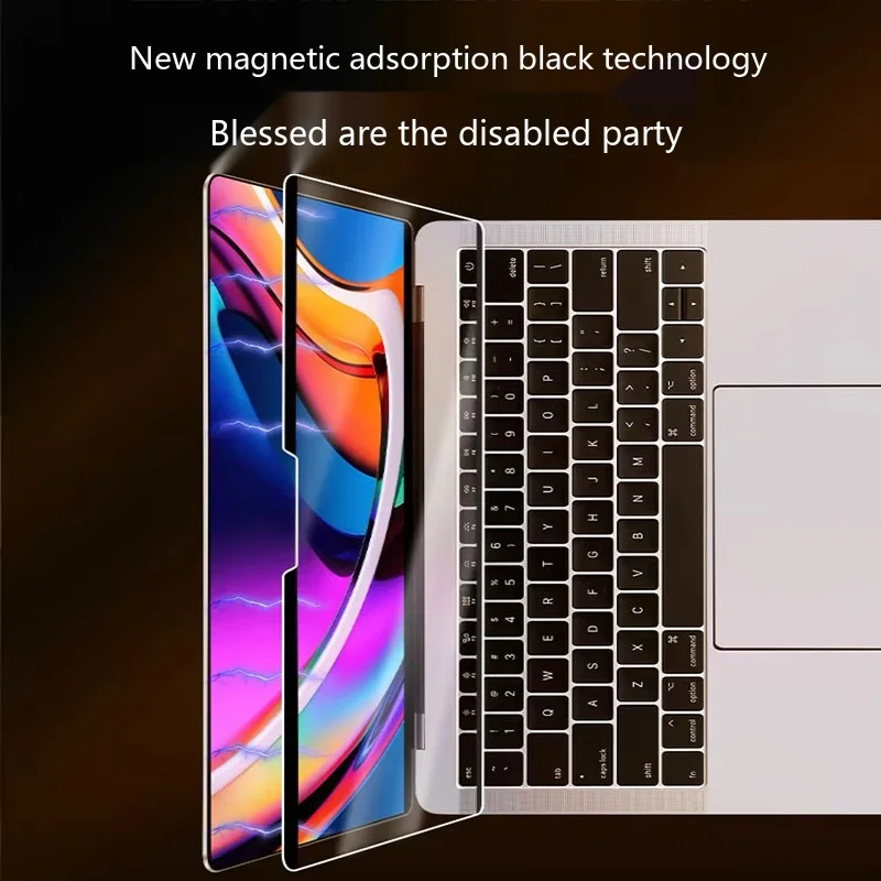 Magnetic Anti Blue Light Screen Protector for MacBook 13-17 Inch Reusable Eye Care Film