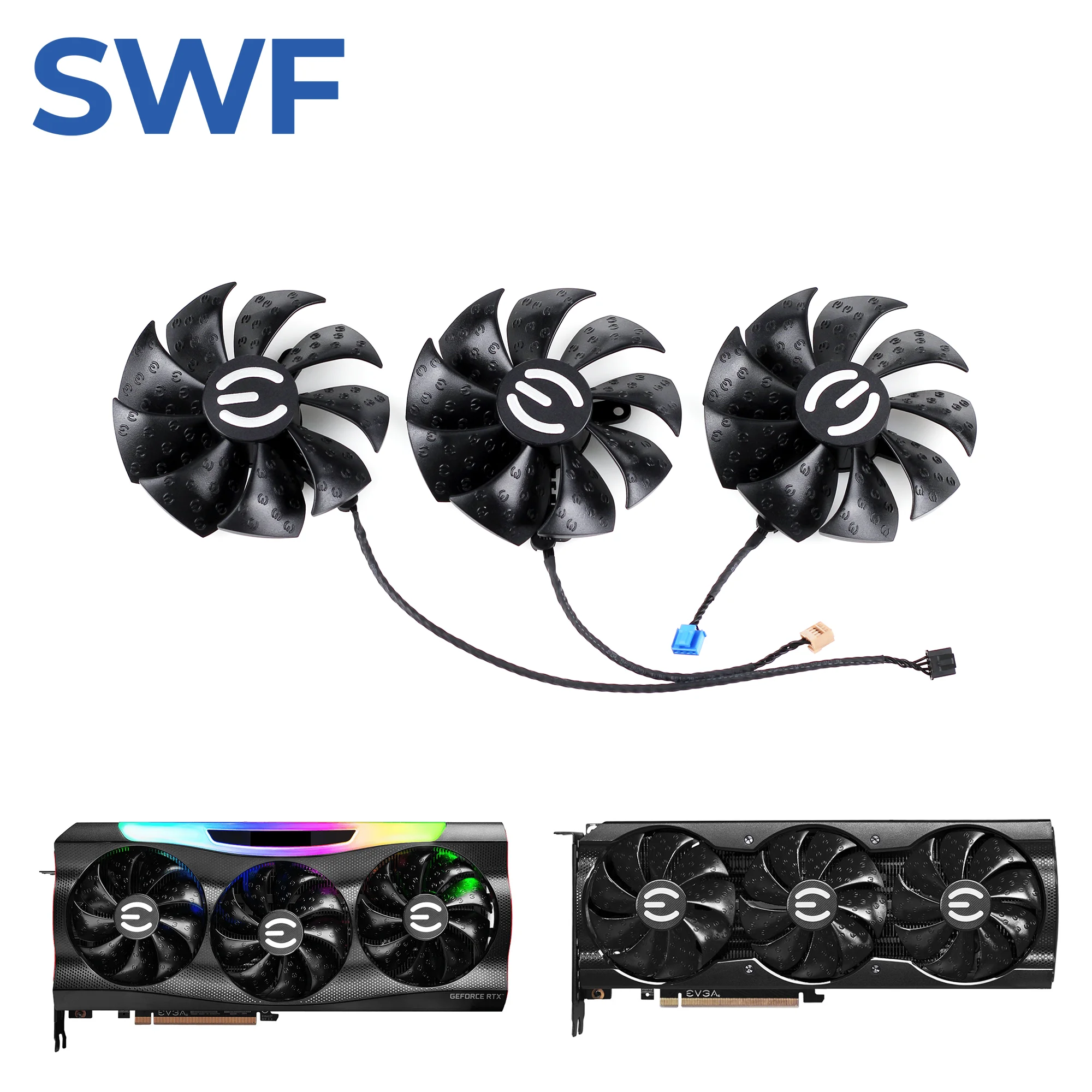

87MM PLD09220S12H Cooling Fan For EVGA RTX 3070 3080 TI 3090 FTW3 ULTRA XC3 BLACK GAMING Graphics Card Cooler Fan PLA09215S12H
