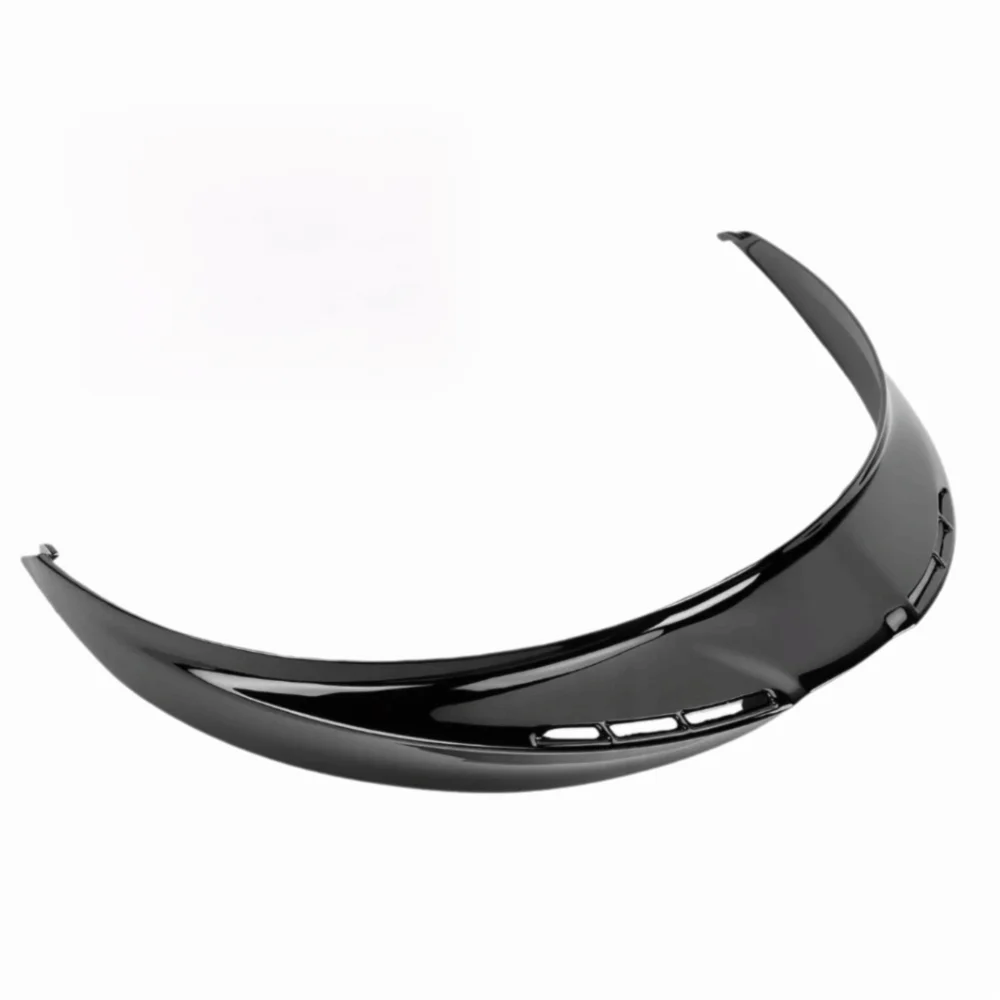 ABS Motorcycle Helmet Rear Spoiler Gloss Black Easy To Handle Helmet Rear Trim Helmet Rear Wing for K1 / K1S helmets