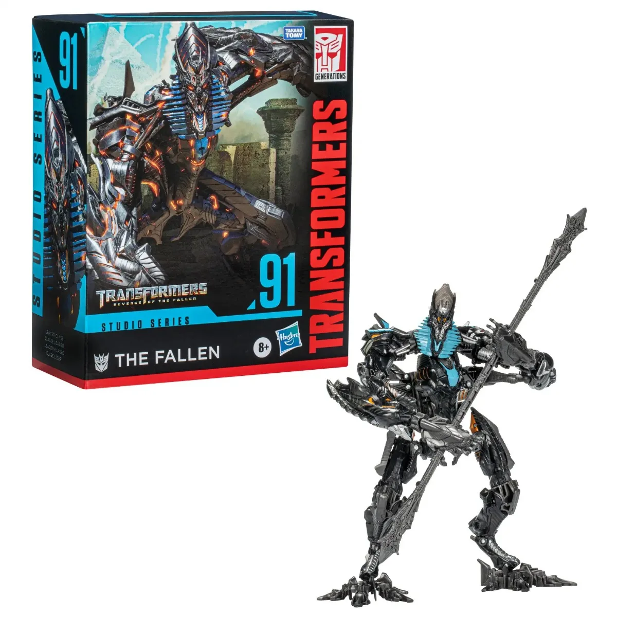 

Transformers Studio Series 91 Leader Class Revenge of The Fallen The Fallen Action Figure, Ages 8 and Up, 8.5-inch F3202