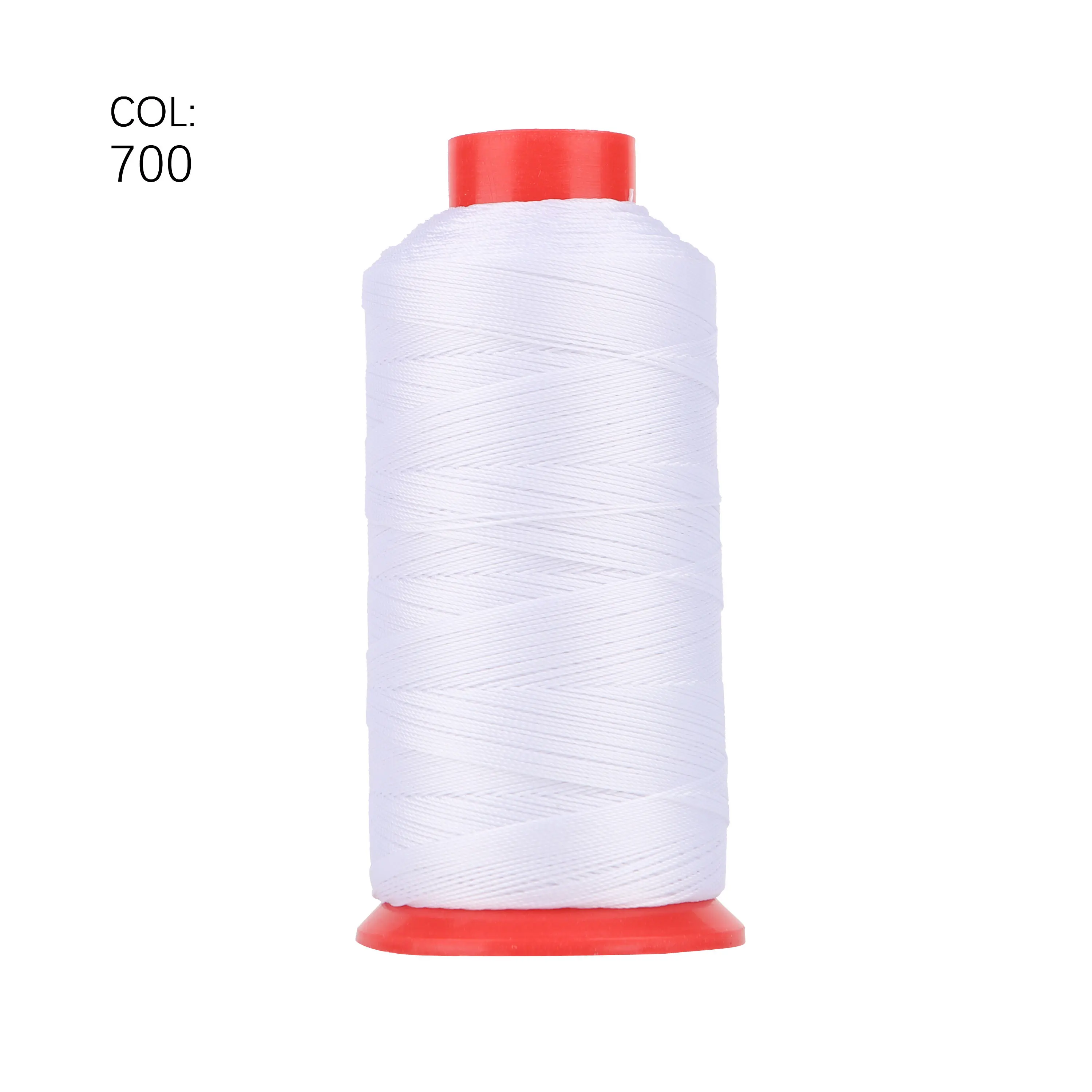 TEX 135 Nylon Bonded Thread 0.4MM Heavy Duty Fabric Sewing Leather Upholstery Shoes Canvas Sewing Stitch 420D/3 750 Yards Cone