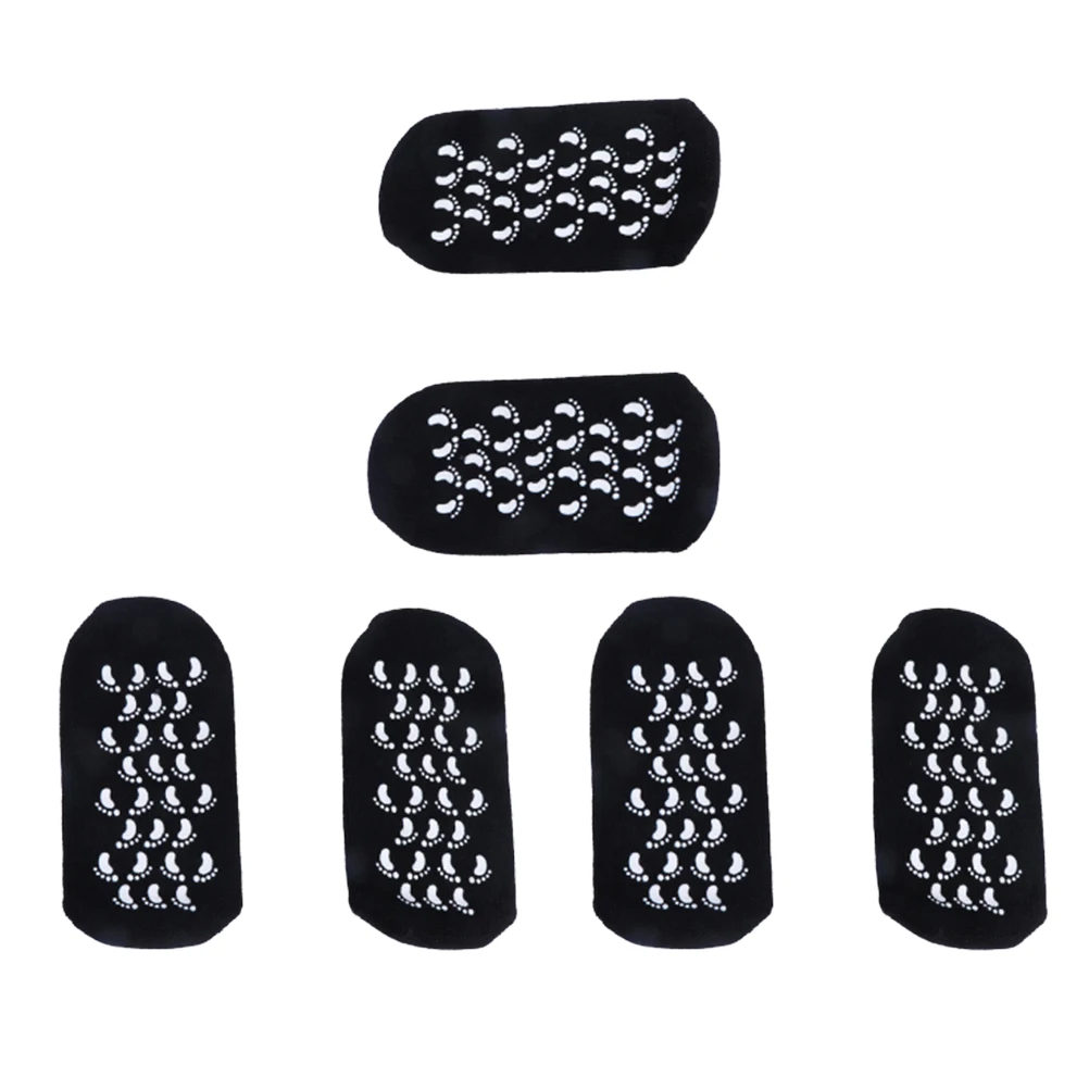 

3 Pairs Moisturizing Mouth Boat Foot Care Protective Socks Gel Socks Spandex Material Hand Washable Reusable