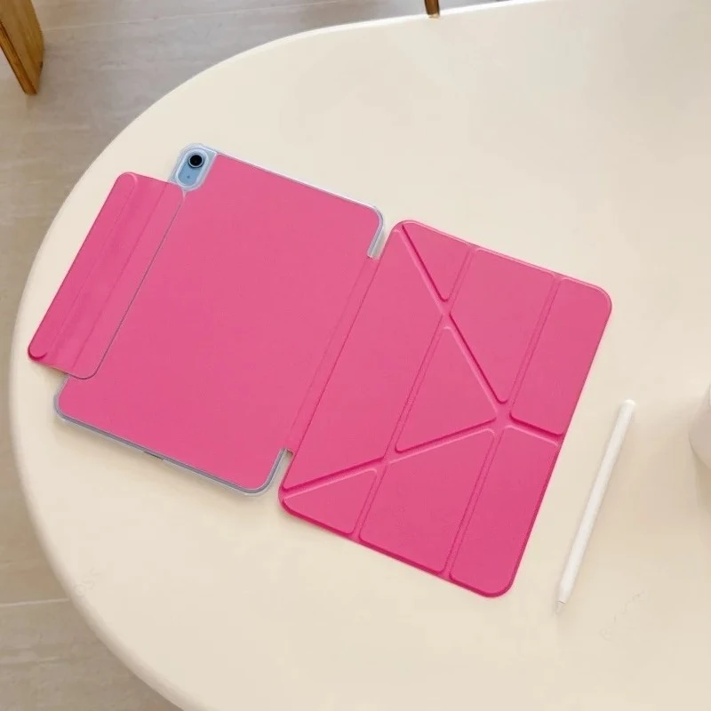Magnetic Cover for New IPad 12th Air 8 7 6 5 4 11 M2 M3 A16 11th Pro 11 M4 M5 10th 9 8 7 Th 10.2 Mini 7 A17 Pro with Clasp Case