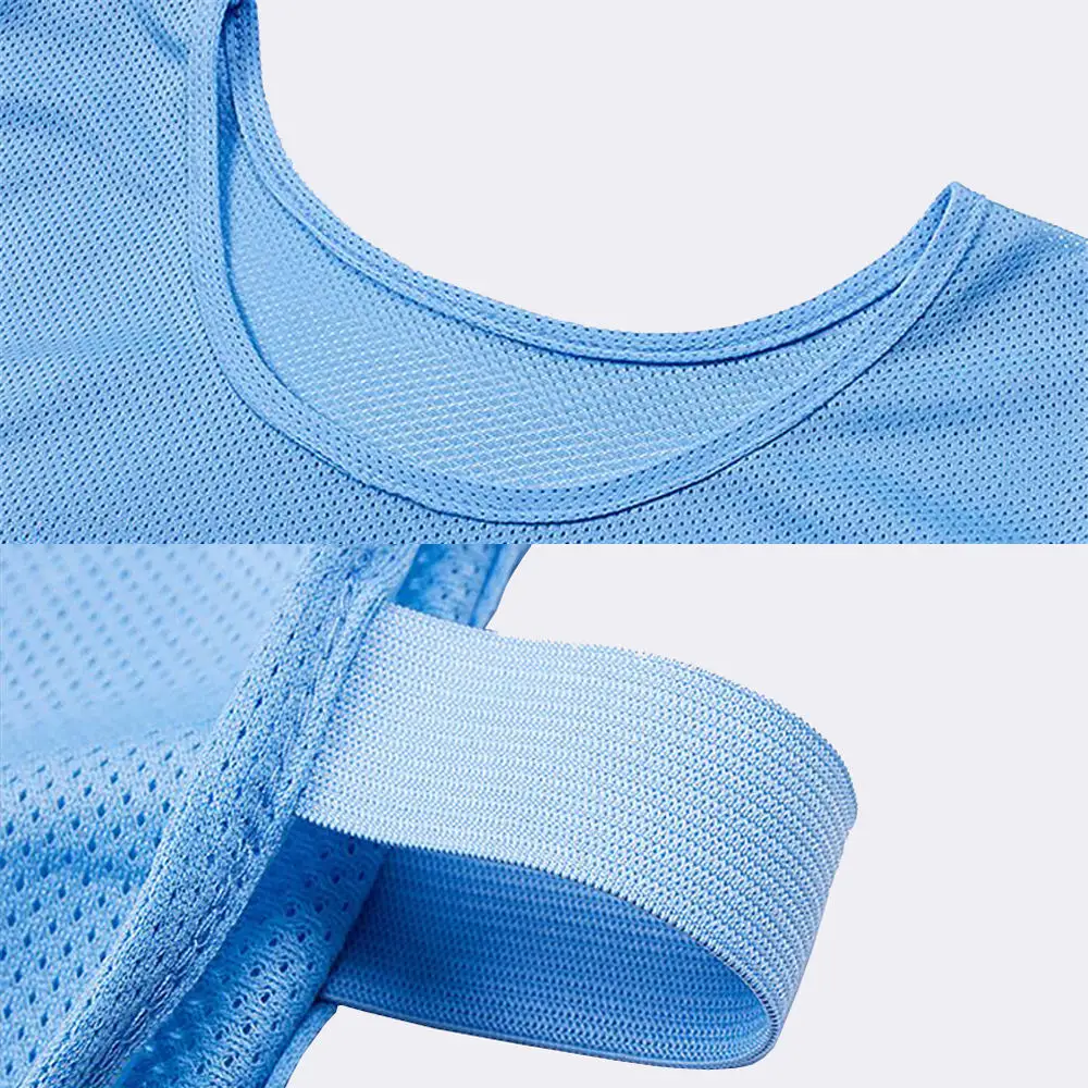 6/12PCS Soccer Vest Jerseys Sports Training Mesh Bibs Loose Soccer Football Basketball Cricket Volleyball Rugby Team Sport Vest