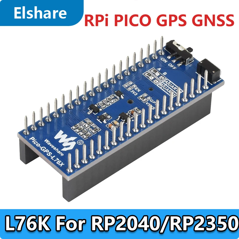 

Raspberry Pi Pico GNSS L76K GPS Beidou (BDS) expansion board GLONASS QZSS A-GNSS For RP2040/RP2350