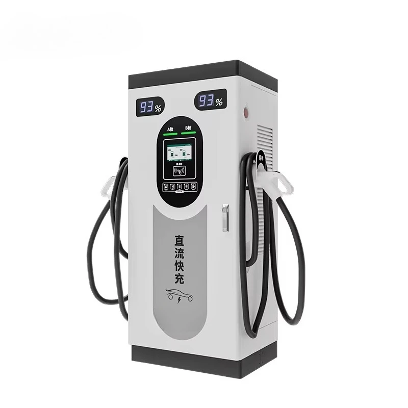 240KW Dual Output Commercial EV DC Charging Station High Power Fast Charging Pile For Large Public Parking Area