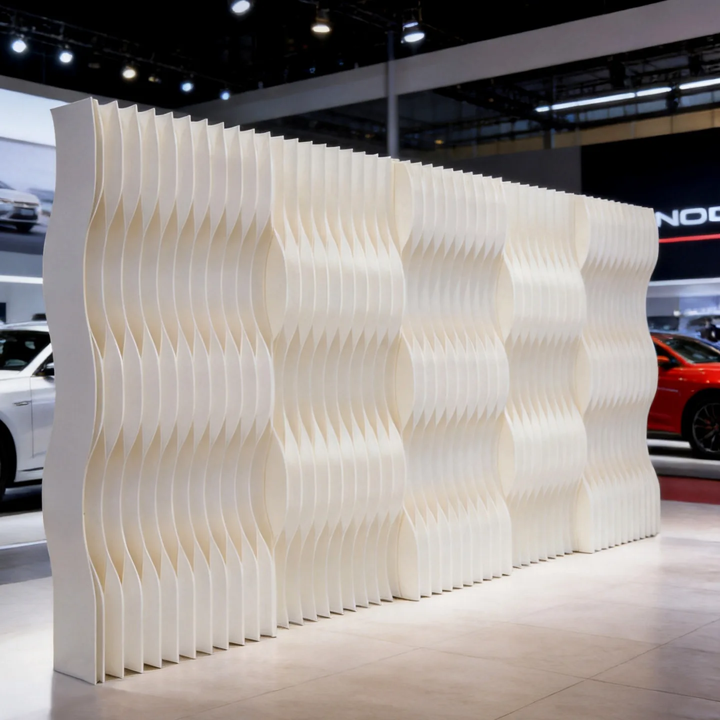 Partition wall folding mobile office baffle false wall living room entrance background wall simple self-installation
