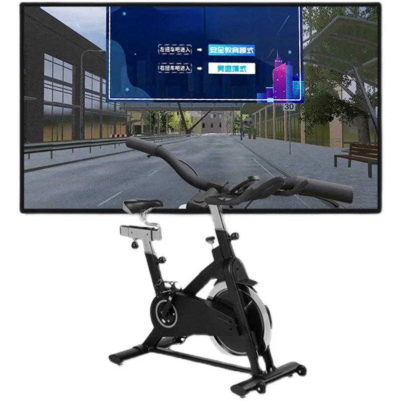 Equipo de juego con detección de movimiento para bicicleta VR, entretenimiento físico, todo en uno, VR, gran conducción Virtual comercial, Spinning