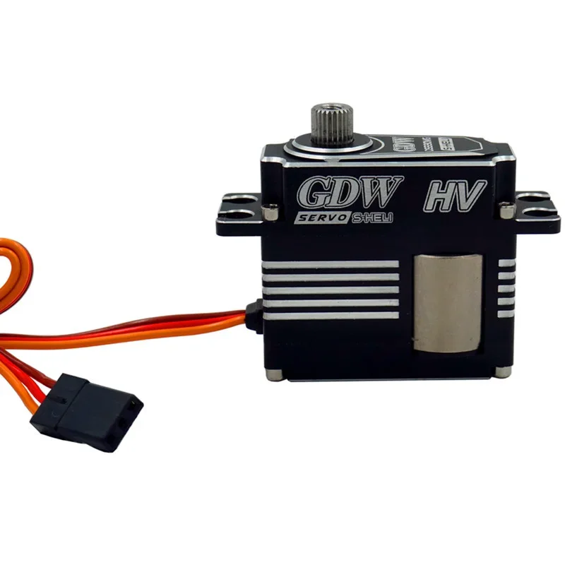 Gdw DS 590Mg 12Kg Helikopter Swashplate Volledig Metalen Hv Coreless Digitale Servo Voor 450-500 Helikopter 70e Turbojet Robot Met Vaste Vleugels