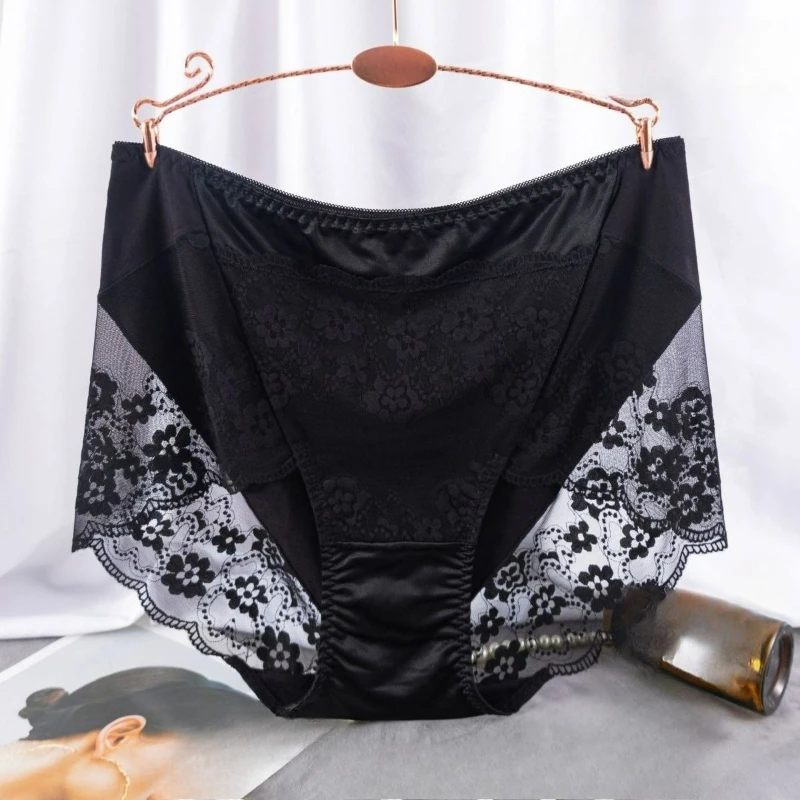 

Толстый мм, большой размер, 100 кг, сексуальное женское шелковое нижнее белье из модала, чистый хлопок, увеличенный живот, бесшовный треугольник, комфорт меньшинств
