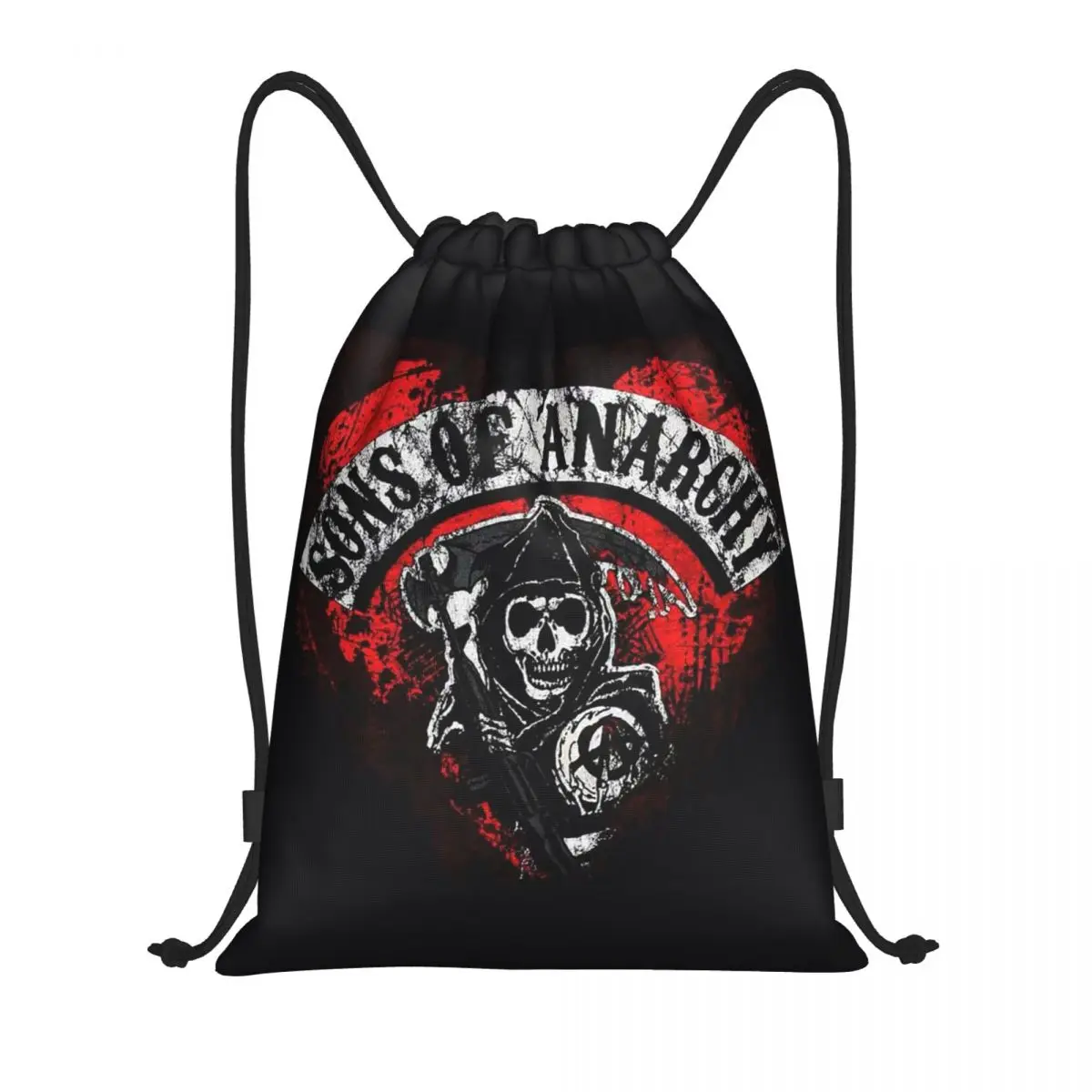 

Sons Of Anarchy Samcro Whiskey Backpacks Portable Drawstring Bundle Pocket Sports Bag Book Bags for Man Woman School