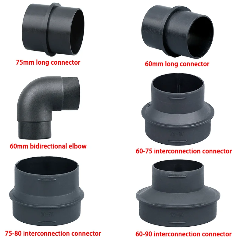 

60/75/90 мм Автомобильный нагреватель, труба горячего воздуха для преобразования, Соединительная труба с переменным диаметром, соединительные аксессуары, прямая гнутая труба