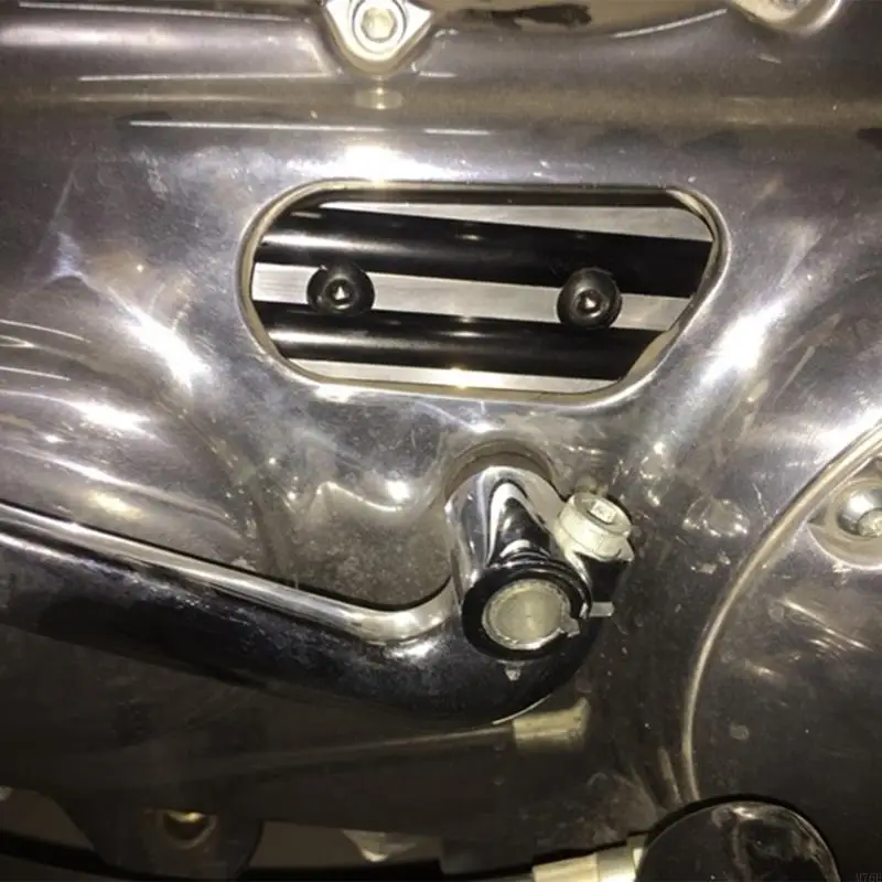 M76E Motorrad-Motorabdeckungssatz, 3-teiliges Ersatzset für die Kupplungsseitenwand für XL883 XL1200 X48 – Detail 10