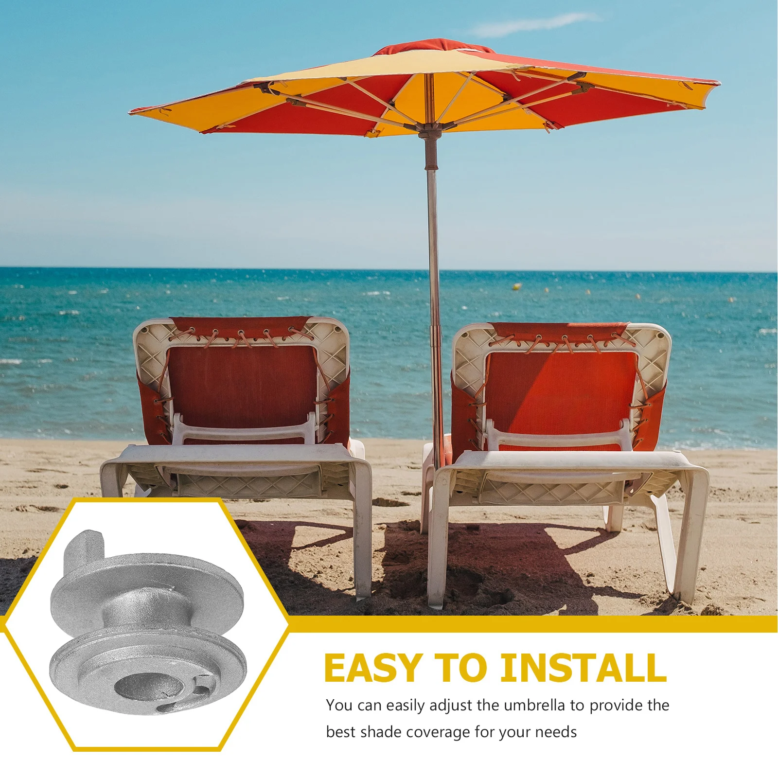 Umbrella Disk Swing Hand System Patio Repair Parts Replacement Durable PP Material Lightweight Design Wide Compatibility Outdoor