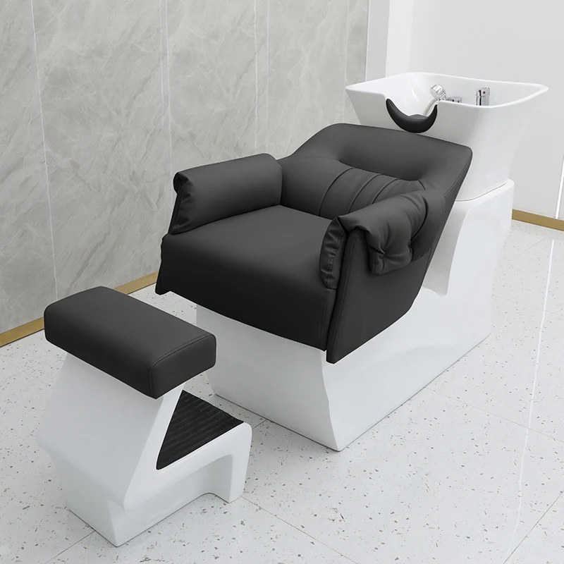 Hair Washing Massage Bed Shampo Shaving Simple Beauty Salon Chair Styling Cosmetic Sedia Per Shampoo Hairsalon Furniture CY50XT