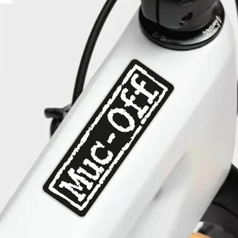 1개 MUC-OFF 방수 자전거 스티커 - 야외 사이클링 애호가를 위한 창의적인 자외선 차단 장식, 로드 바이크에 적합