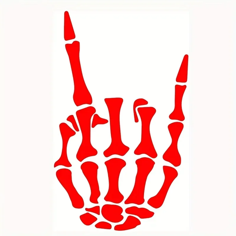 Car Decal Laser Ghost Claw Hand Skull Decorative Window Glass Rear Bumper Window Motorcycle Halloween Sticker gift