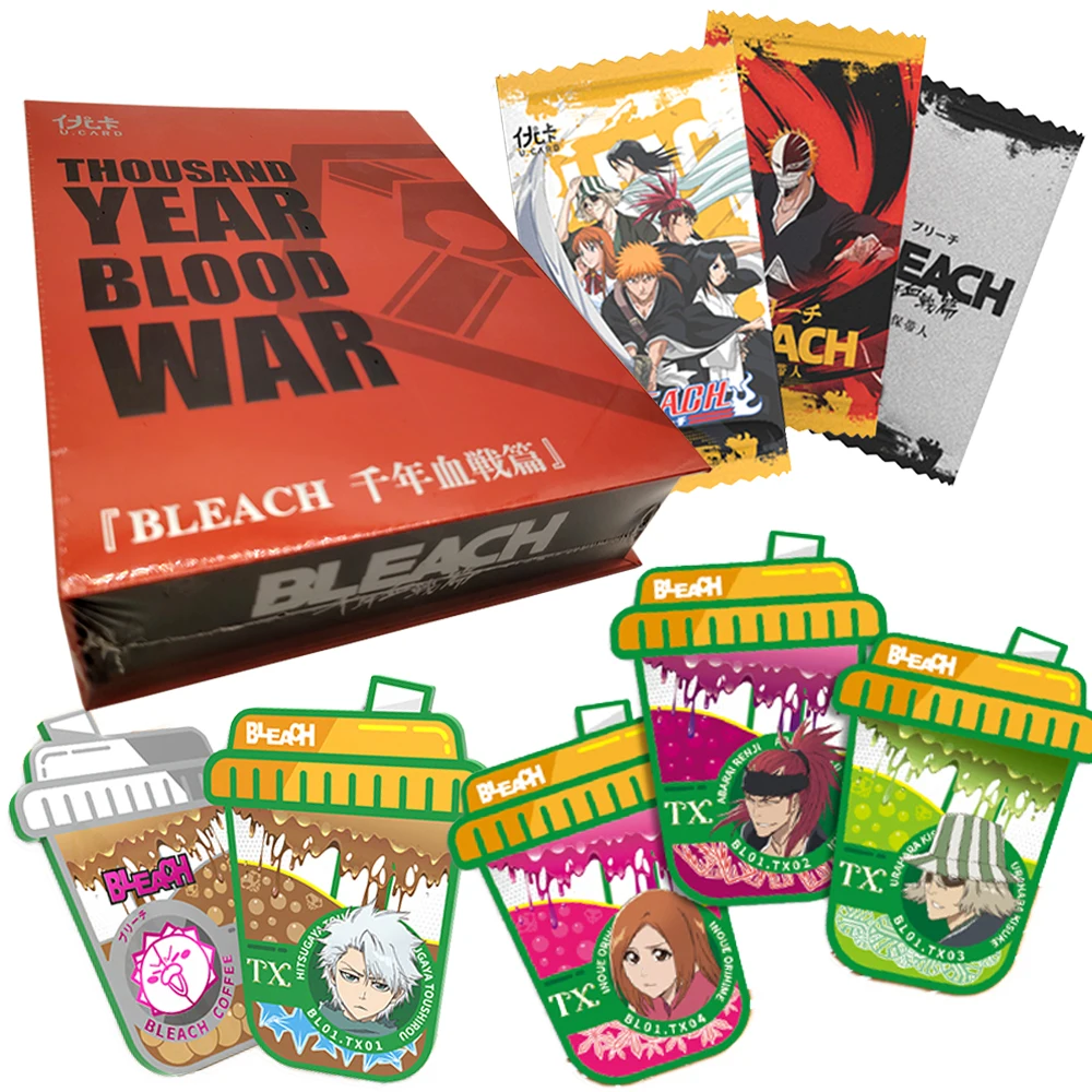 Bleach coleção cartão apaixonado juventude anime protagonista kurosaki ichigo criativo cruz vestir draka crianças festival presentes