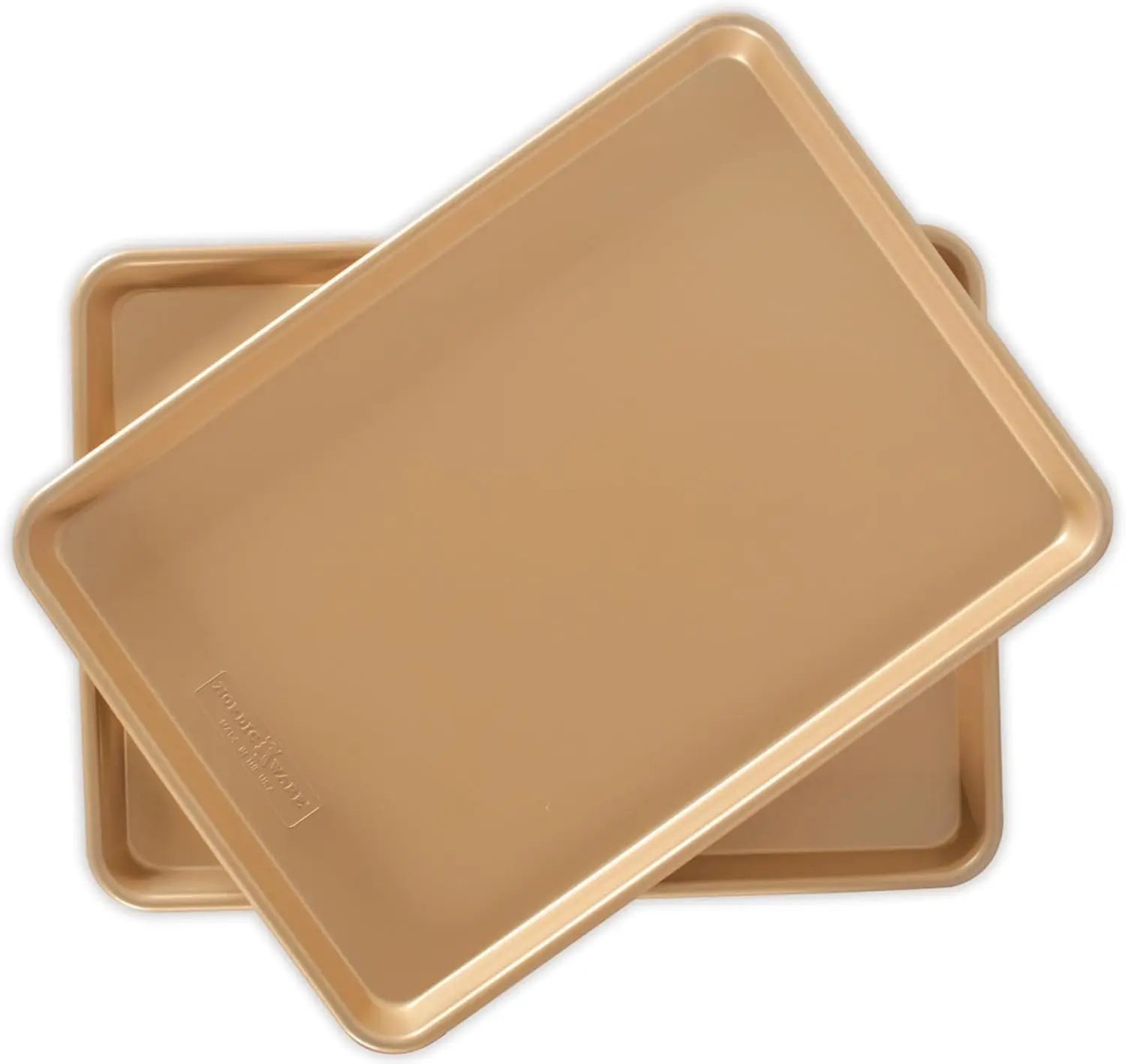

Nonstick Half Sheet Baking Pan Set of 2, Nordic Style Bakeware for Easy Cleanup and Even Cooking