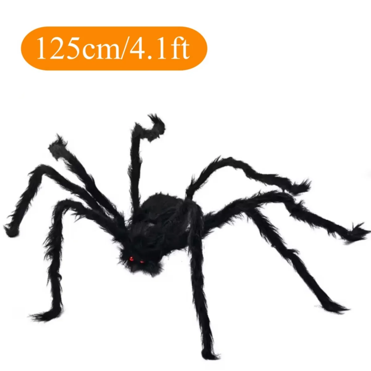 Halloween Plush Spider Outdoor Decoration Prop