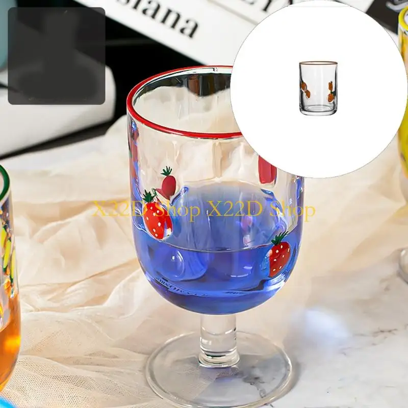 

X22D Sturdy Quality Glass Cup Durable And Safe Clear Barwares For Hot Cold Beverages