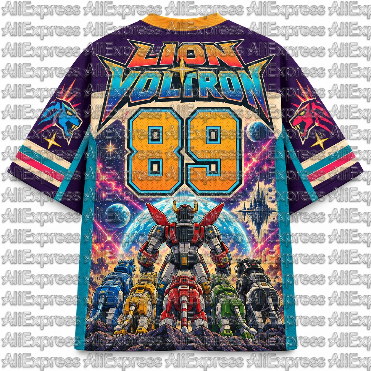 2026 Popular 80s Themed Sports Fashion Short Sleeved V-neck Mesh Streetwear Retro Band Movie Game Fan Gift T-shirt