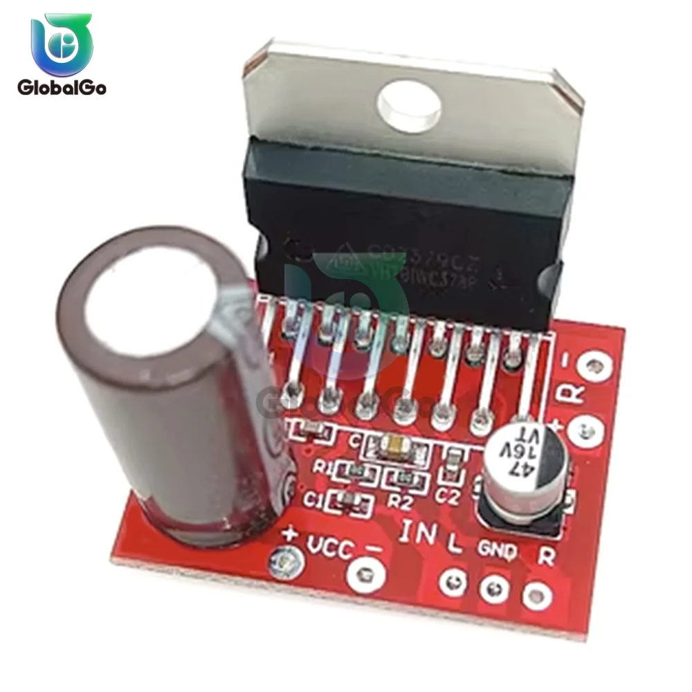 لوحة مضخم صوت CD7379 38W وحدة لوحة ستريو صغيرة صوت مضخم صوت مزدوجة القنوات