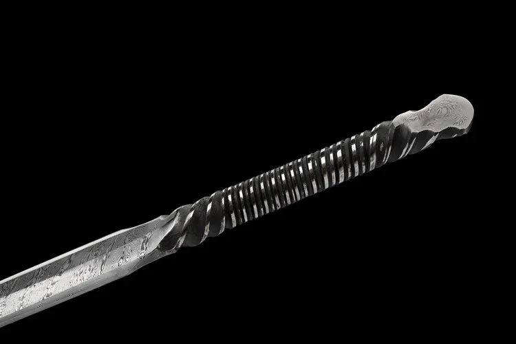 All-handcrafted one-piece sword, full-handled medieval archangel sword katana full tang Templar Ninja Samurai sword, combat prep view 3