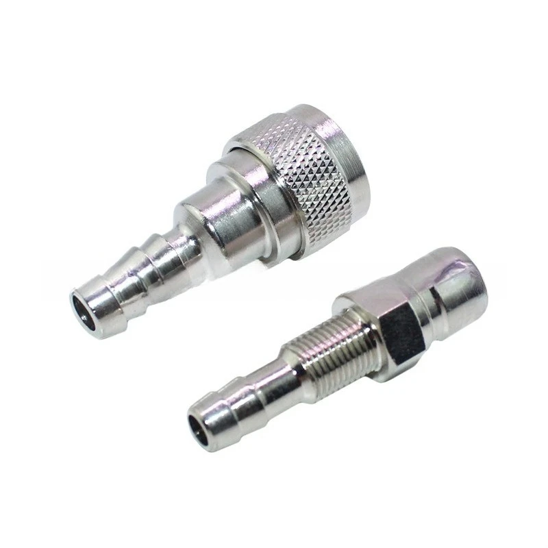 Universal Marine Fuel Pipe Connector Male Female Joint Machine End Fuel Line Fitting Replacement Boat Outboard Accessories