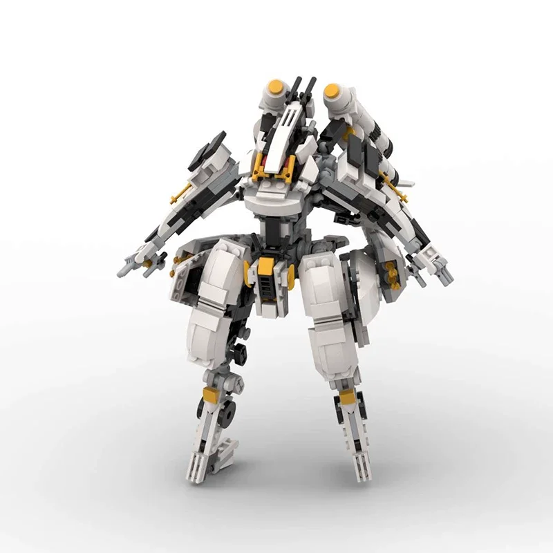 Mymocs Ideen Kampfspiel Roboter-Wölfe Himmelkrieger Mecha und Militärpanzer Landrauber Sets DIY Bausteine Kinderspielzeug Geschenk