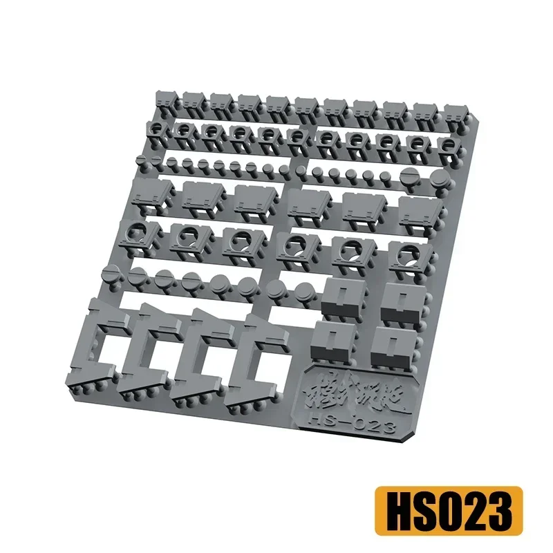 MSWZ HS019-HS024 Modell-DIY-Zubehör: Kunststoffpanzerungsdetails, Modifikation und Transformationsteile (Modellbauwerkzeuge)