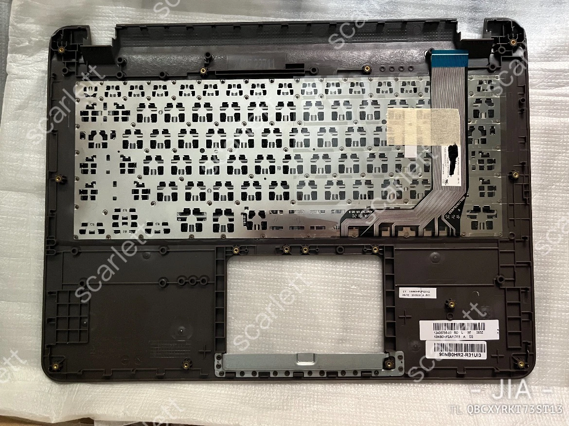 لوحة مفاتيح الكمبيوتر المحمول Palmrest Assembly ، US ، الإنجليزية ، ASUS ، X407 ، X407U ، X407UA ، X407MA ، X407FA ، جديد